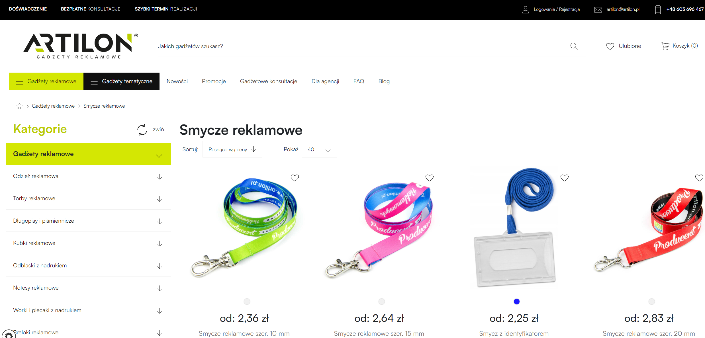 Smycze reklamowe - niewielki gadżet, który skutecznie buduje rozpoznawalność marki
