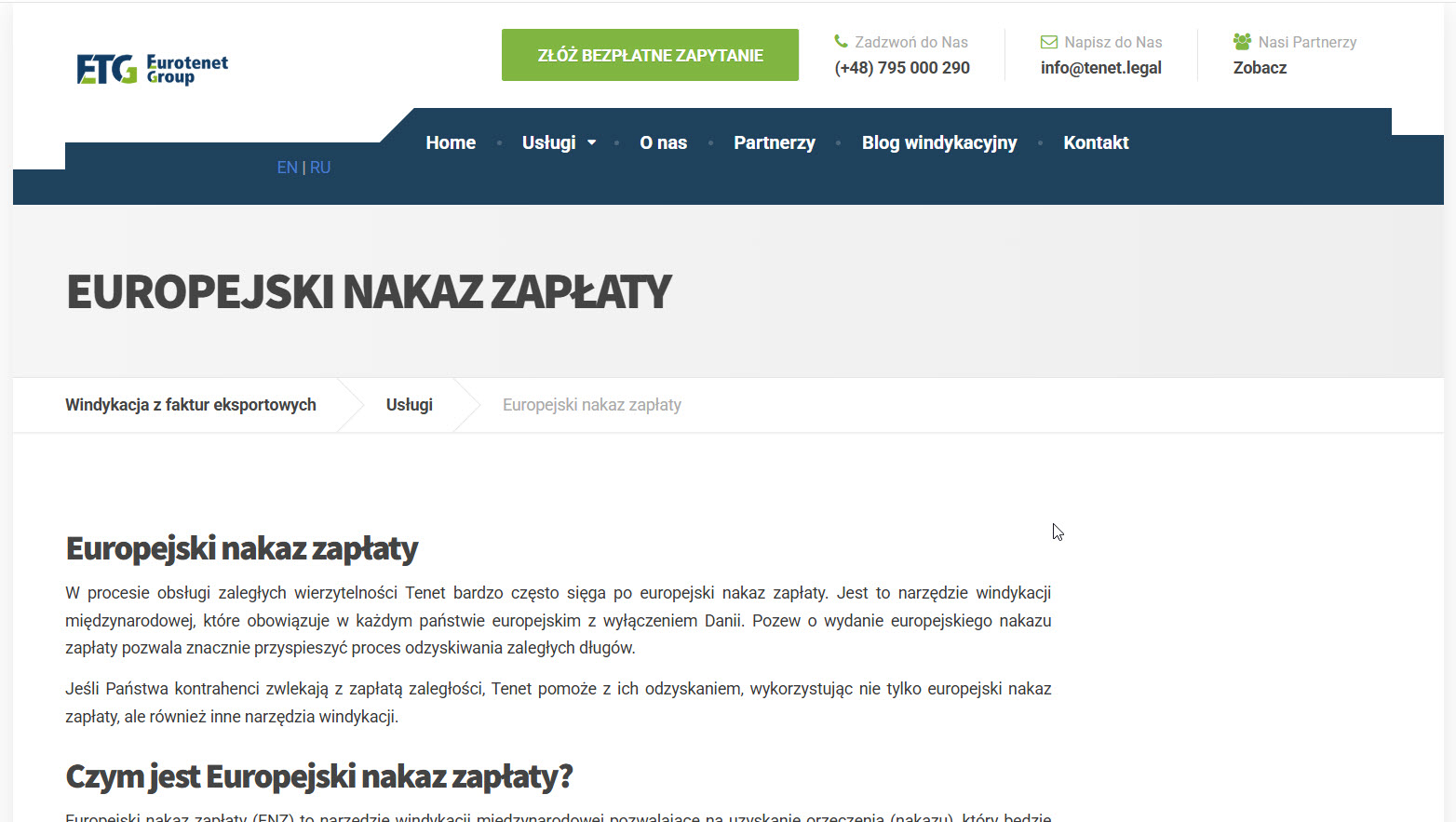Europejski nakaz zapłaty - jakie dokumenty są potrzebne do złożenia pozwu?