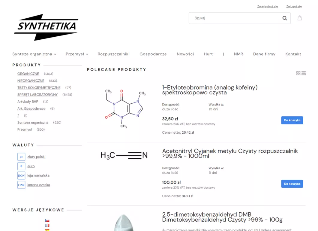 SYNTHETIKA - podgląd