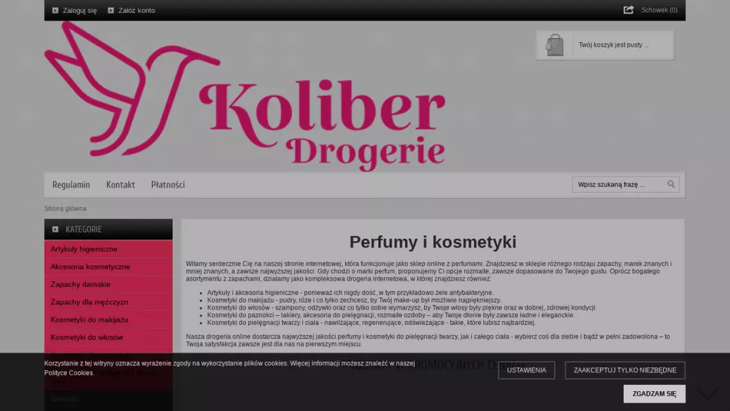 Drogeria internetowa - TIM Drogeria - podgląd